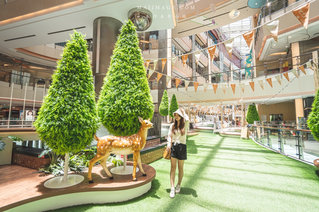 野餐模式啟動！森林系購物商城在大江購物中心，桃園青埔必訪大江購物中心2022春夏裝置藝術亮點滿滿，甜點輕食飲料最齊全，好吃好玩又好拍