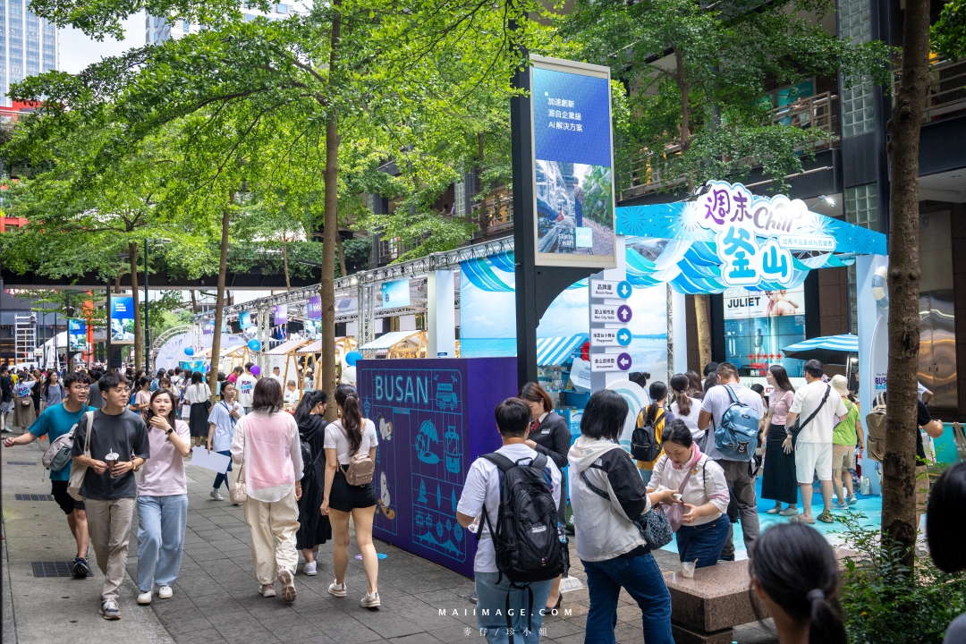 週末 Chill釜山～來香堤大道南段釜山Roadshow巿集逛逛吧，不用出國就能感受到釜山、VISIT BUSAN PASS、韓式女王飯捲、MOMO咖啡、