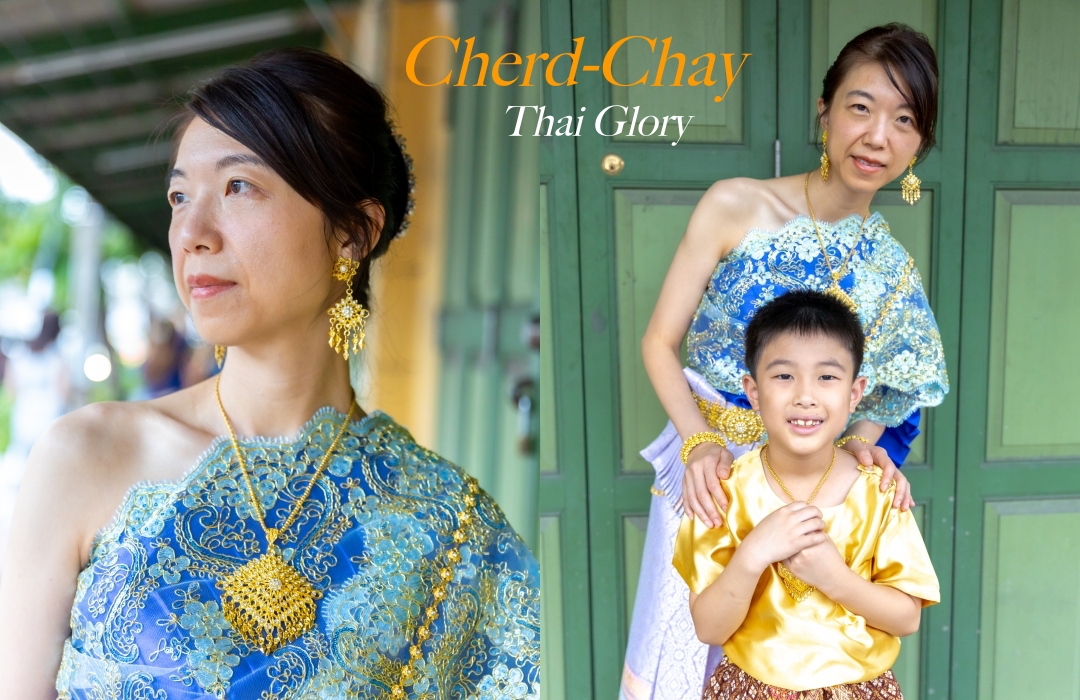 泰國泰服體驗｜Cherd-Chay Thai Glory ～預約制傳統泰服體驗，曼谷Sam Yot老城區近金山寺拍照取景很方便。