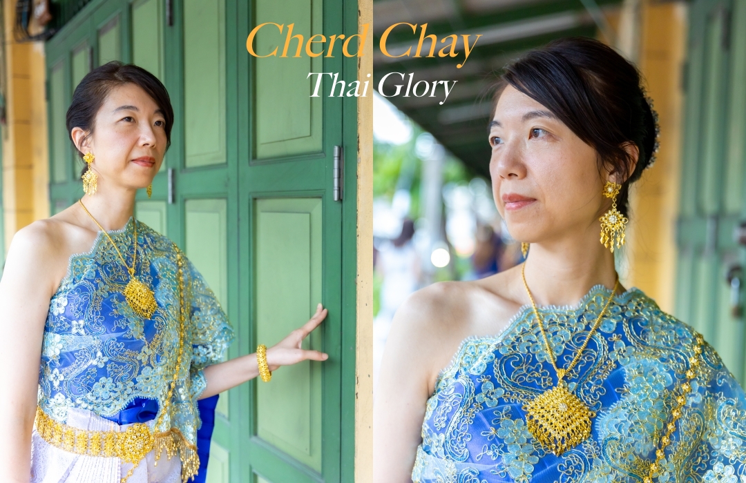 泰國泰服體驗｜Cherd-Chay Thai Glory ～預約制傳統泰服體驗，曼谷Sam Yot老城區近金山寺拍照取景很方便。