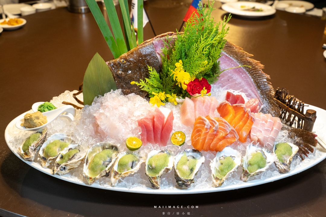 台北美食｜海九澎湖海鮮餐廳～韓國在地頂級活比目魚現在在台灣也吃得到，空運直送新鮮度破表。