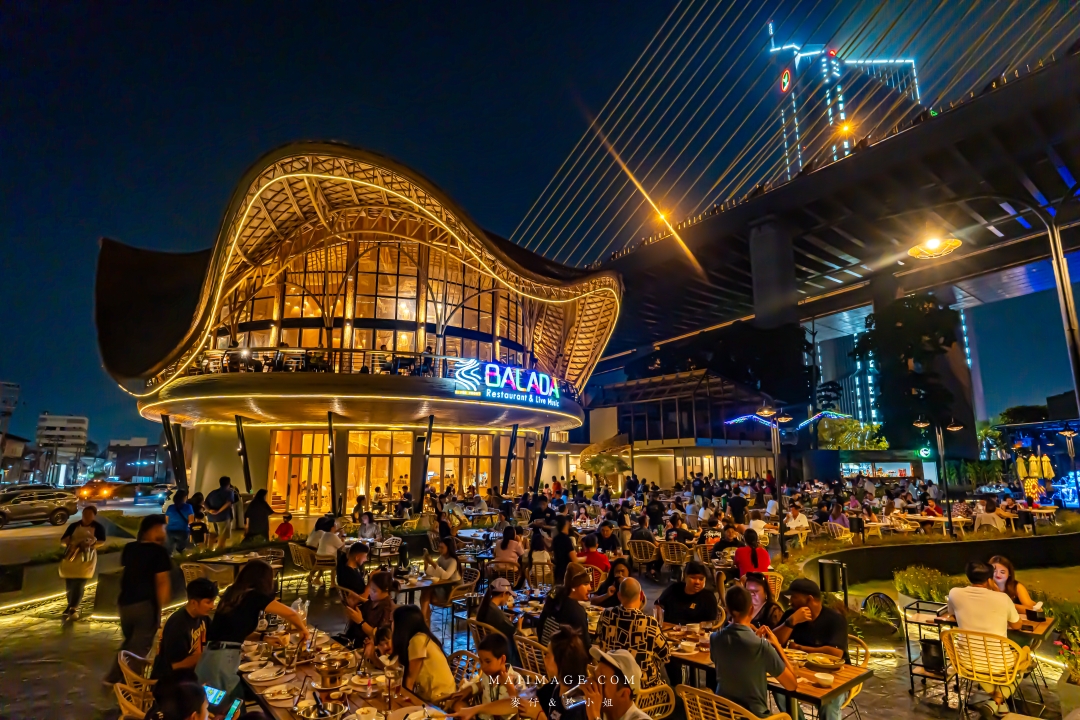 【曼谷美食】BALADA Restaurant & Live Music～曼谷最新河景餐廳！拉瑪九世大橋下品嚐經典泰式料理還有駐唱歌手氣氛超Chill