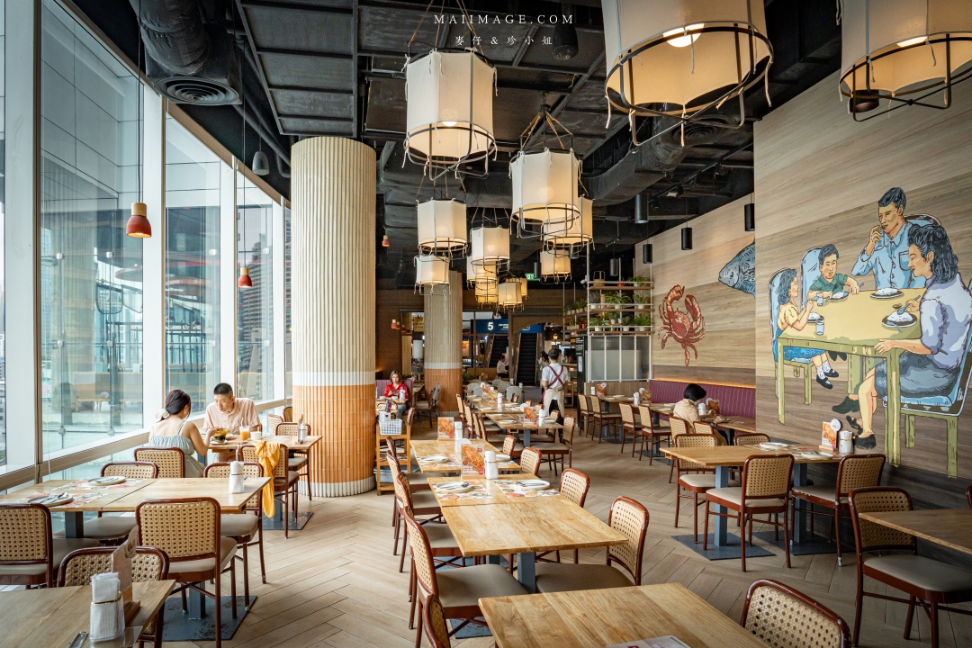 【曼谷美食】上味泰餐館 SAVOEY Terminal 21 ASOK～米其林必比登推薦在地50年的泰式海鮮餐廳，BTS ASOK站出站一分鐘就可抵達