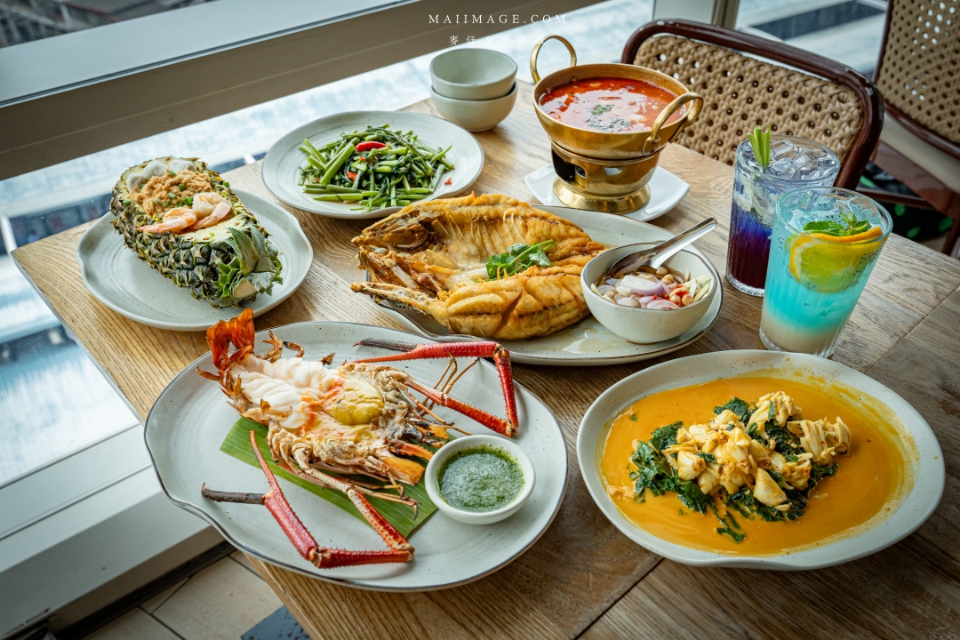 【曼谷美食】上味泰餐館 SAVOEY Terminal 21 ASOK～米其林必比登推薦在地50年的泰式海鮮餐廳，BTS ASOK站出站一分鐘就可抵達