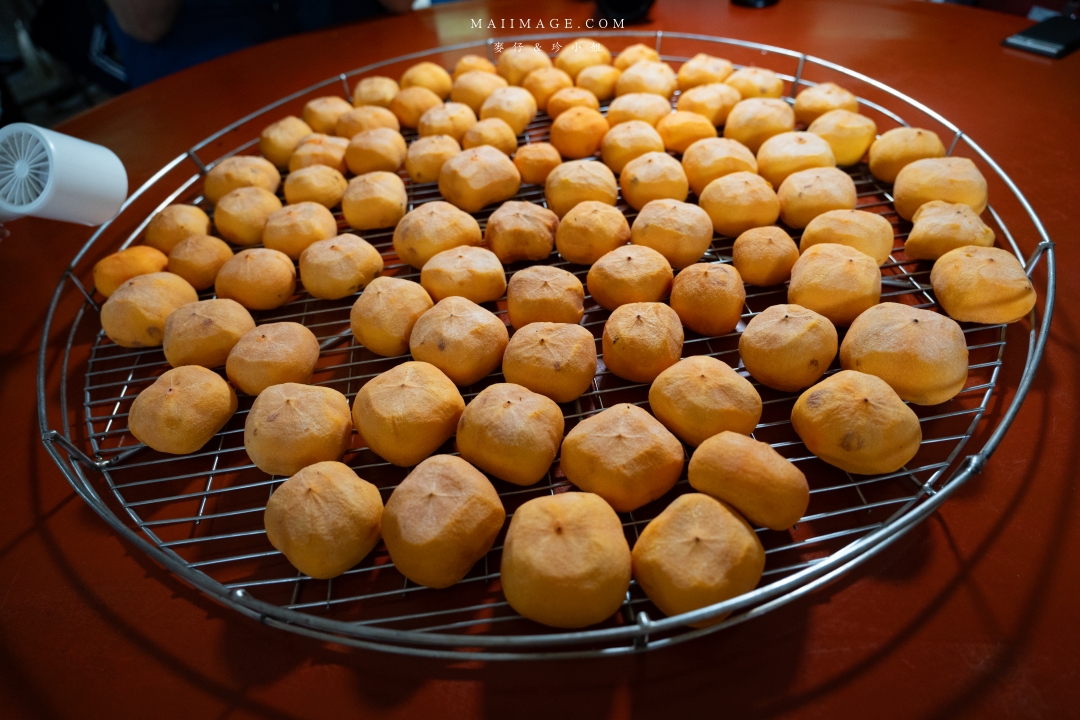 【新竹縣新埔散策】味衛佳柿餅觀光農場園區～10月限定金黃柿影滿山頭，秋日限定的甜蜜曬柿時光。