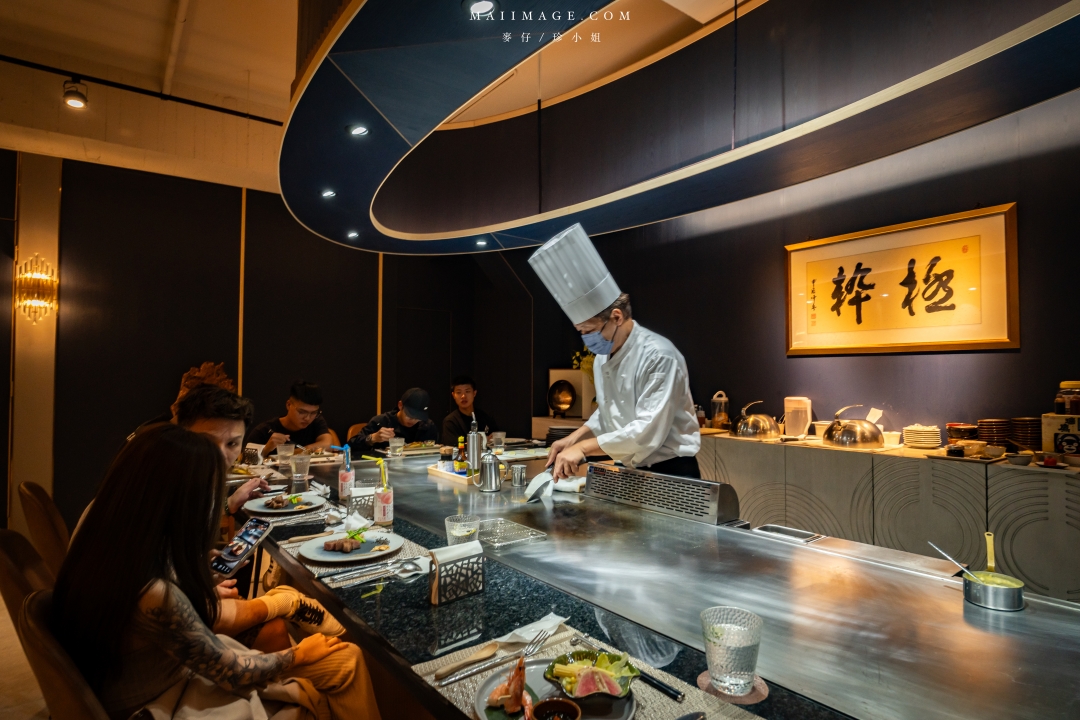 【桃園中壢美食】粋 割烹鐵板燒～隱身在二樓的全預約制無菜單鐵板燒，一個價位可以享受海陸雙主餐。老闆用料不手軟價格又實惠。中壢頂級鐵板燒推薦、中壢約會餐廳推薦