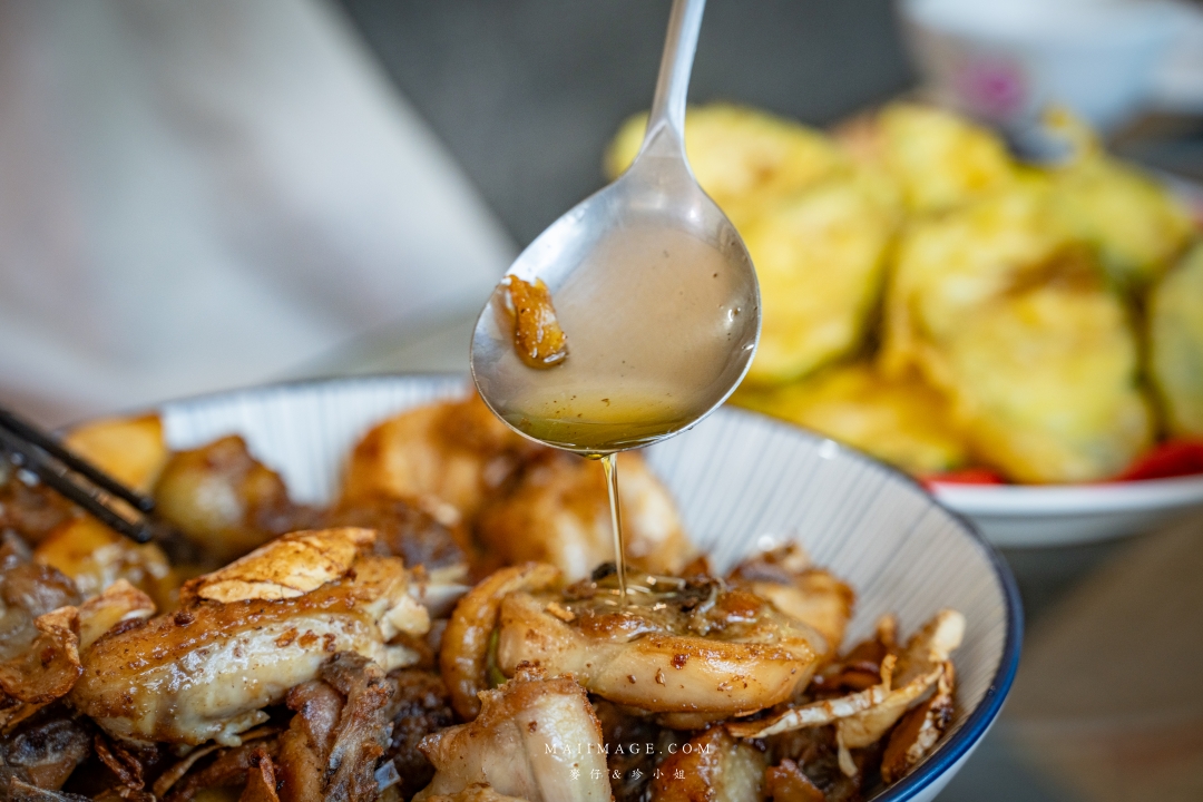 【嘉義美食】佳鶯風味餐～嘉義中埔阿母ㄟ手路菜，嘉義古早味餐廳推薦，網路高評價的古早味料理！必點苦茶油G、三杯芋仔蕃薯、古早味肉捲