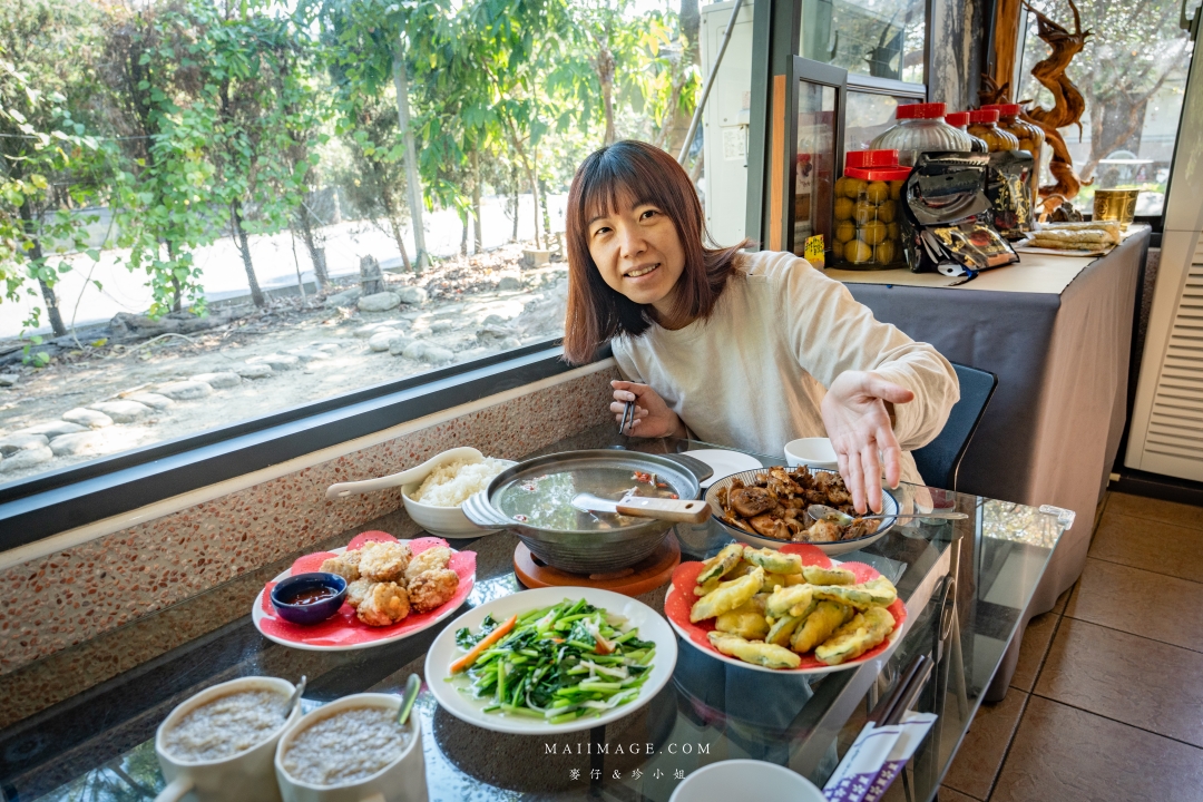【嘉義美食】佳鶯風味餐～嘉義中埔阿母ㄟ手路菜，嘉義古早味餐廳推薦，網路高評價的古早味料理！必點苦茶油G、三杯芋仔蕃薯、古早味肉捲