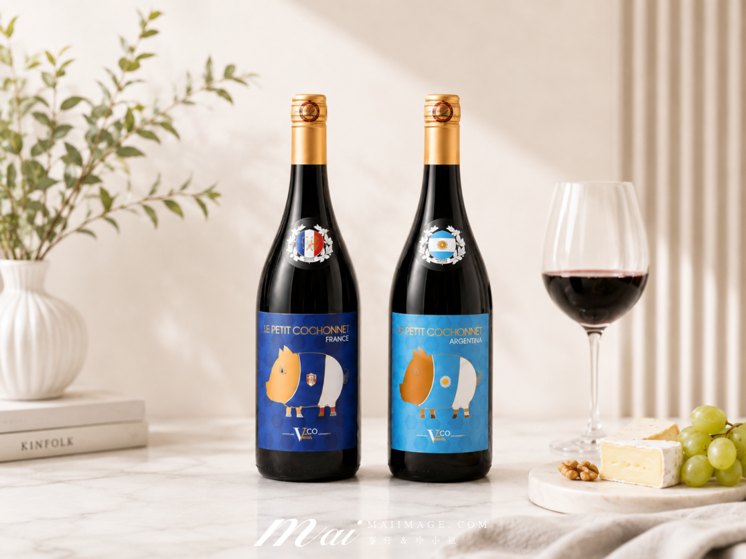 【2026聚餐紅酒推薦】南法小豬 2026 世界盃足球賽限量紀念版～六國世界盃限定酒標，聚餐看球必備紅酒！全聯、大全聯必買紅酒推薦
