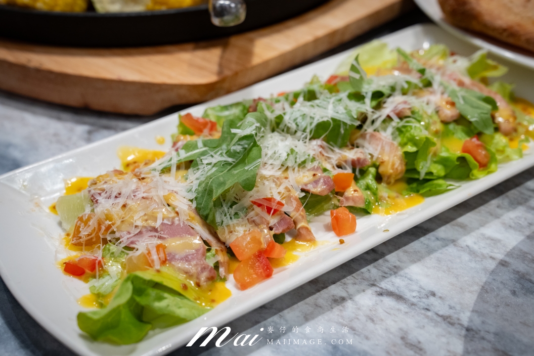 大江購物中心美食推薦｜古拉爵義式料理Cafe Grazie，2680元四人套餐超澎湃！餐飲刷大江聯名卡 享12%回饋金～越吃越划算。