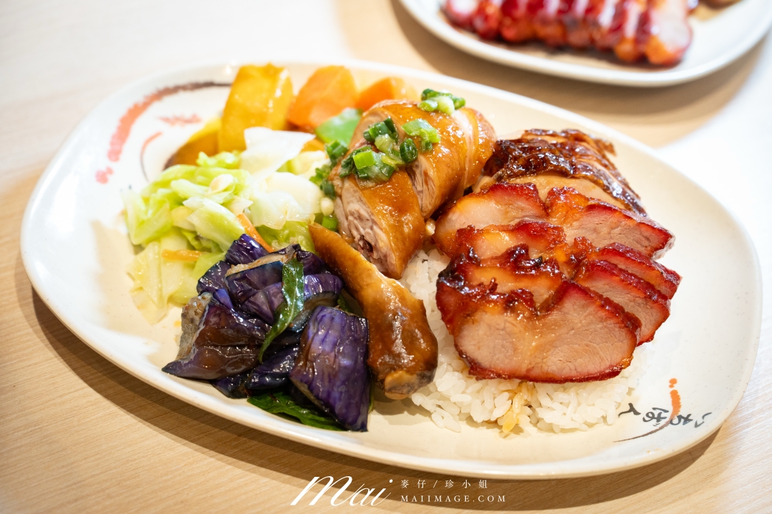 【台北美食】龍記港式燒臘粥麵～松江南京美食推薦！百元黯然銷魂飯、叉燒油雞必吃，台北超人氣排隊燒臘