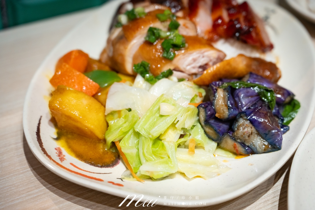 【台北美食】龍記港式燒臘粥麵～松江南京美食推薦！百元黯然銷魂飯、叉燒油雞必吃，台北超人氣排隊燒臘