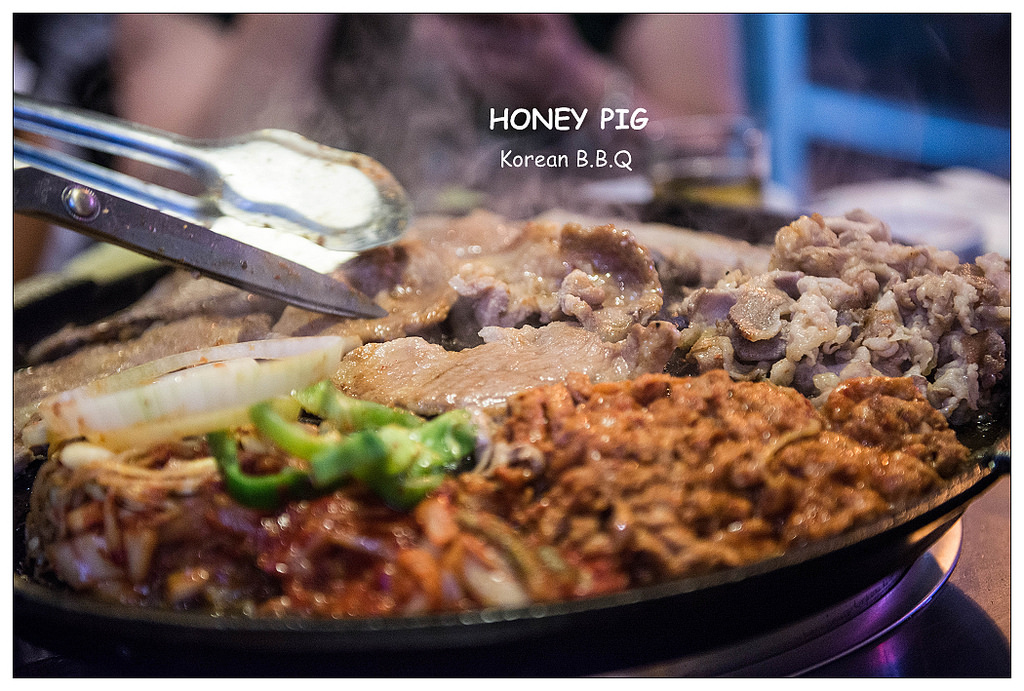 【台北食記】HONEY PIG &#124; 韓國大媽烤肉店/捷運101排隊美食/大口吃肉大口喝酒 @麥仔の食尚生活